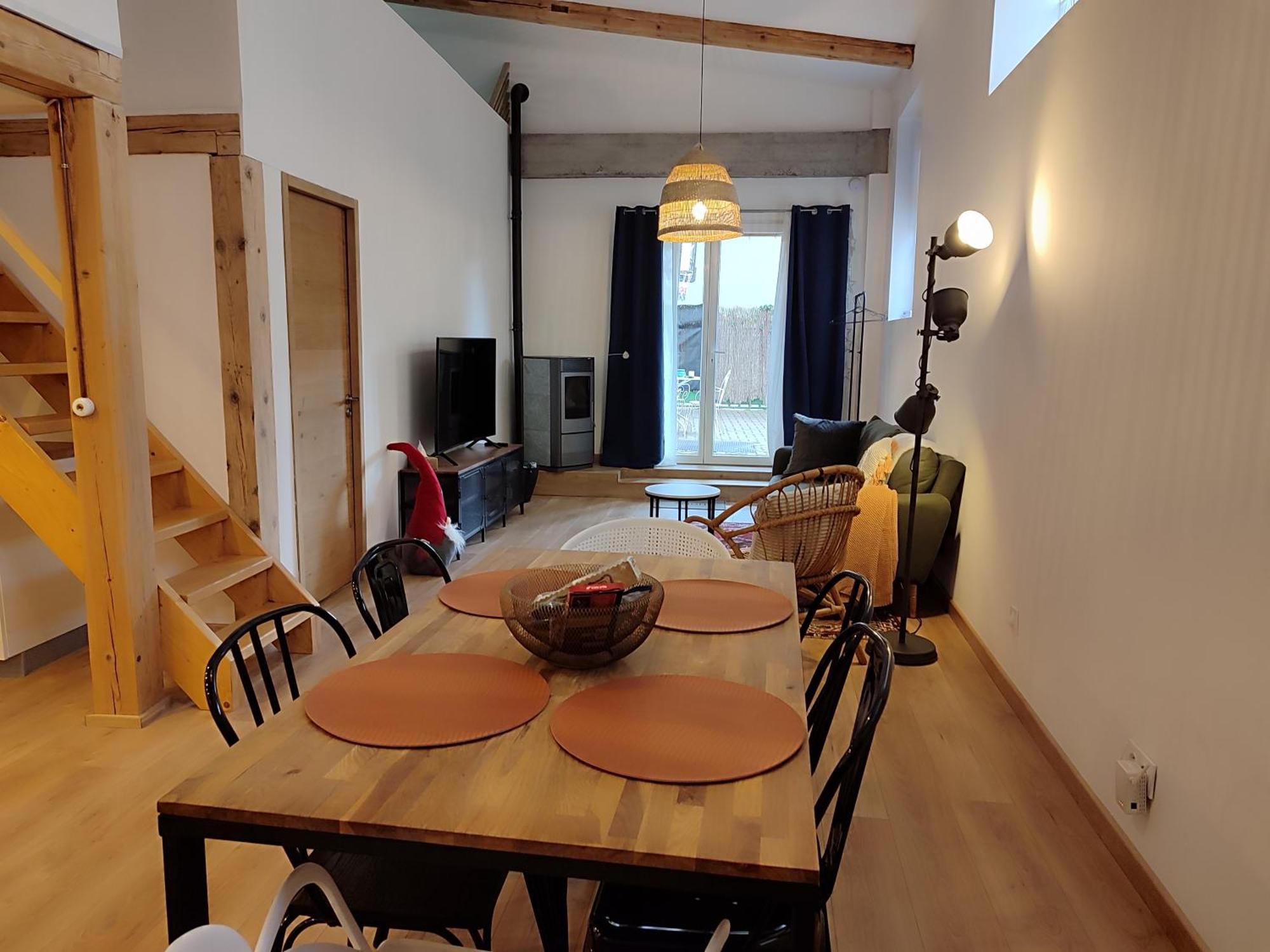 Ferienwohnung Le Chaleureux Loft 1 Minute Du Tram Lingolsheim Exterior foto